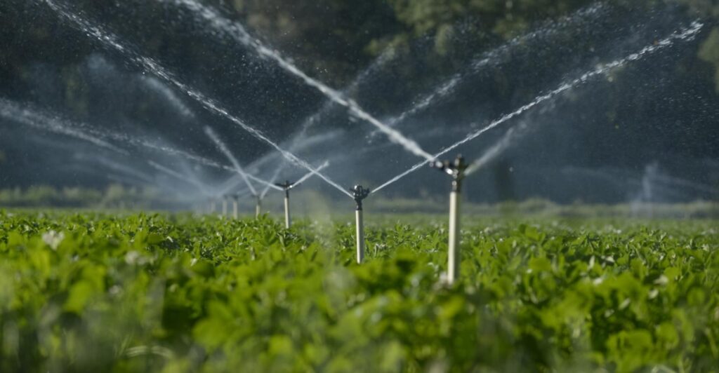 Irrigação por aspersão